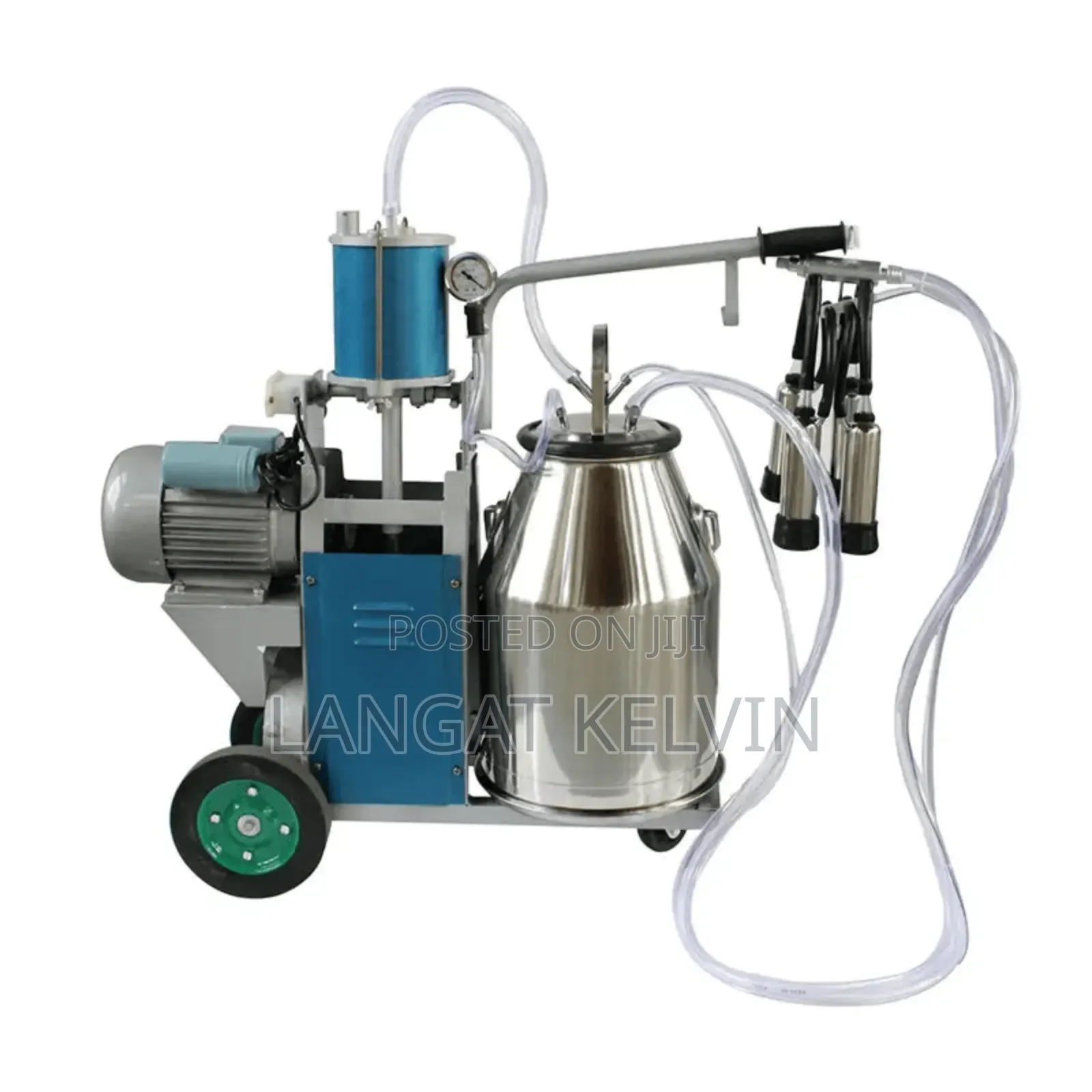Portable Vacuum Pump Milking Machine (Single)