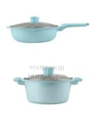 9 Piece Granite Cookware Set Non-Tick Pots Pans Home Kitchen Cooking