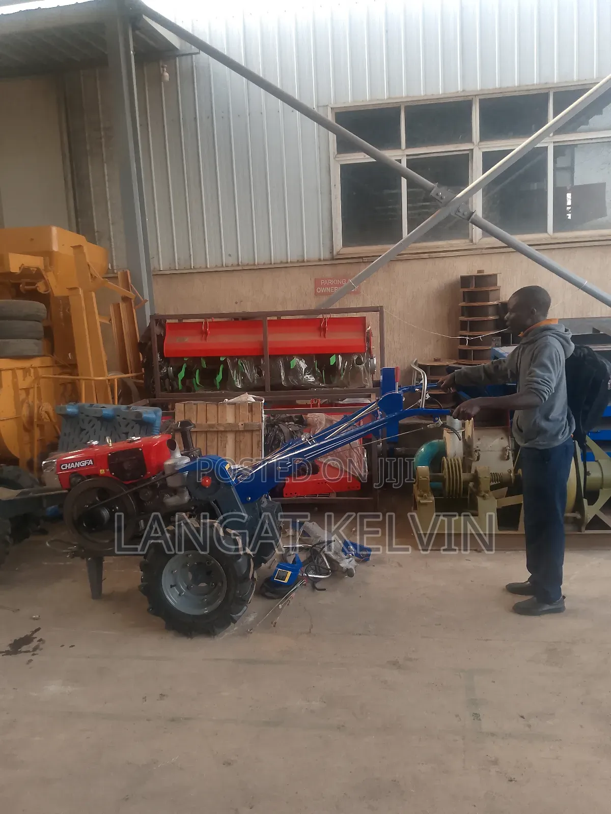 Powerful 18hp Walking Tractor – Ready for Farming