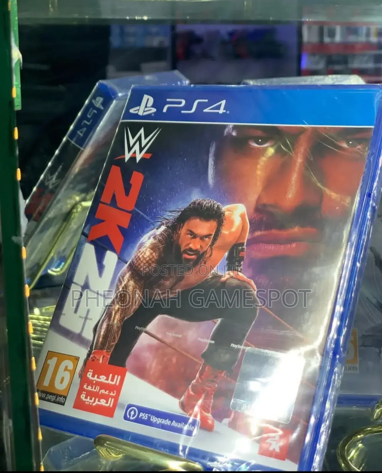 Wrestling Game Wwe2k25 on Ps4