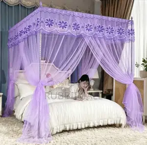 Four Stand Mosquito Net ~ Purple