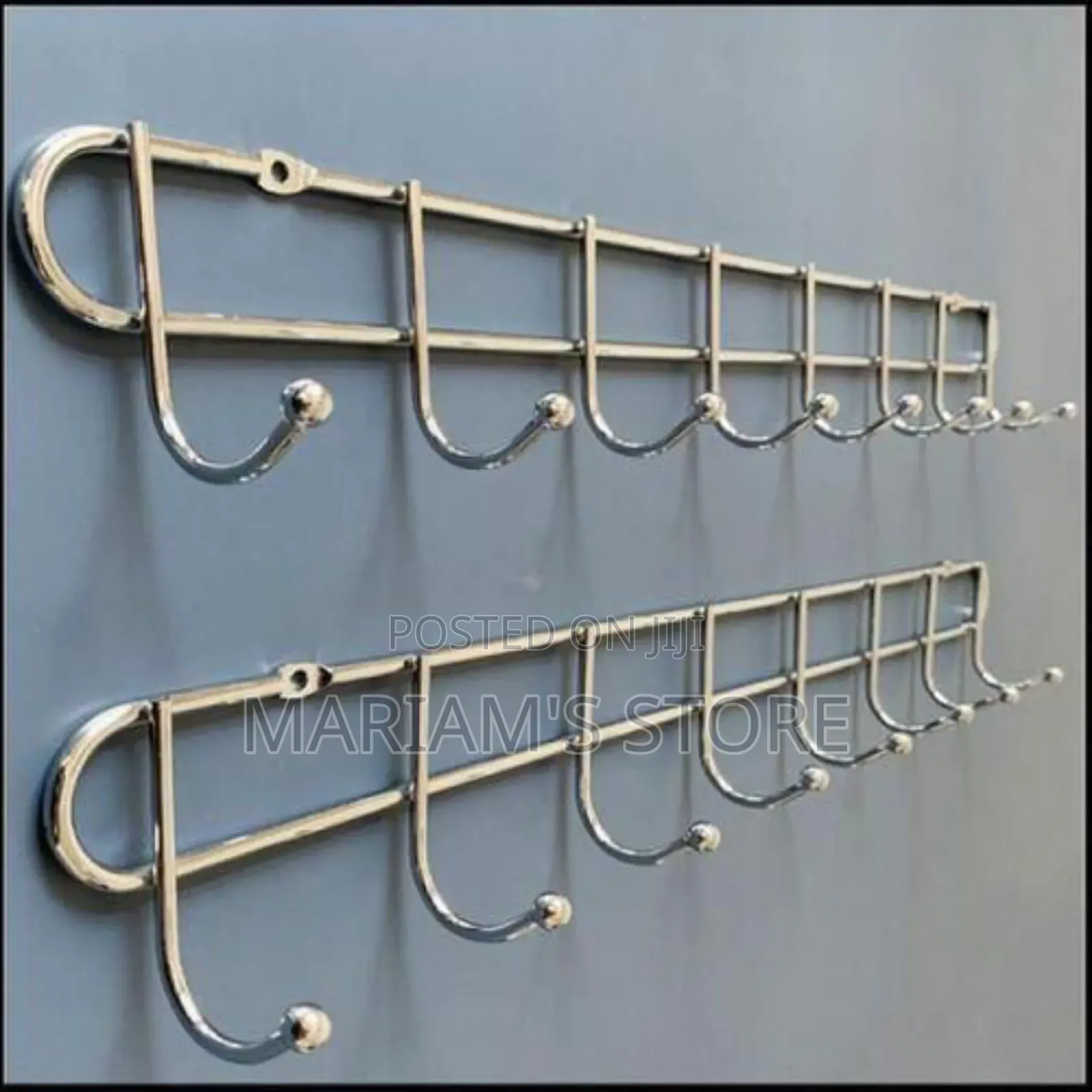 2 Pieces of Space Saver Hooks for Clothes, Utensils, Coats,
