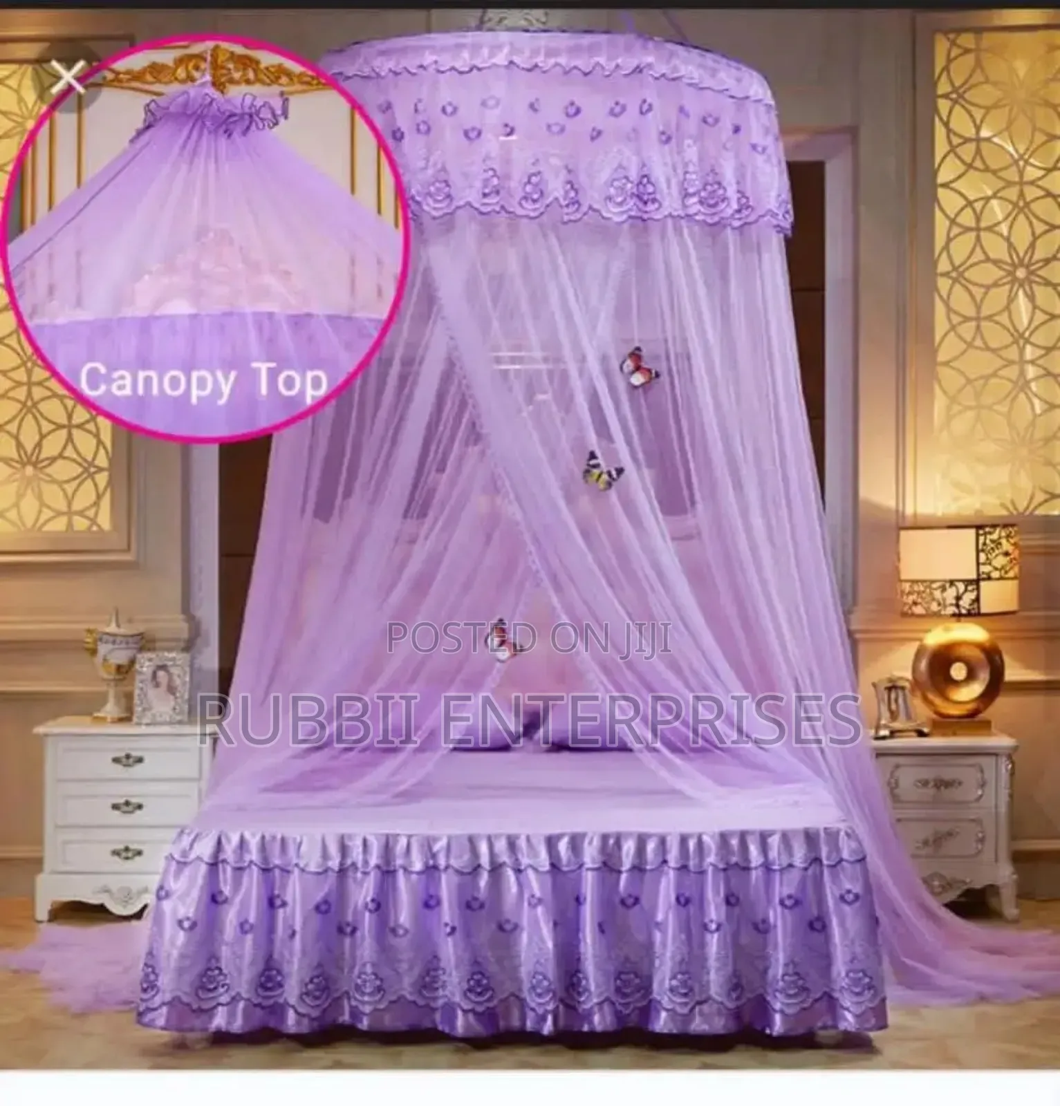 Round Square Net 6×6 ~ Purple
