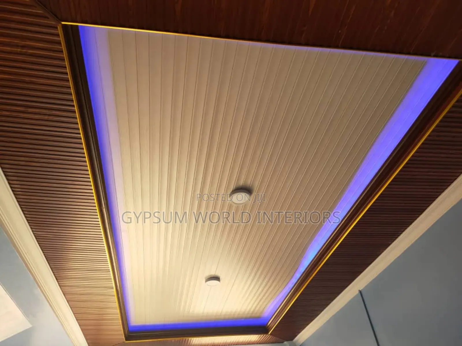 PVC Ceiling Works and Designs With Lights