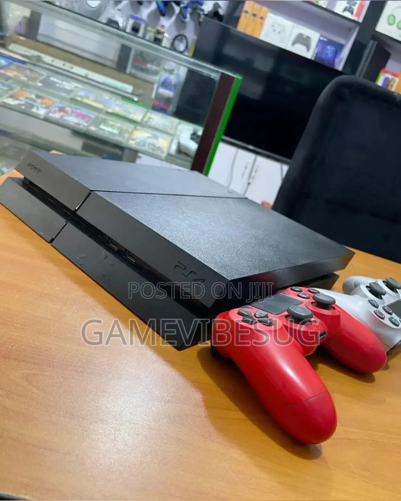 Playstation 4 Fat Console - 10 Games 2 Controllers - All Leads