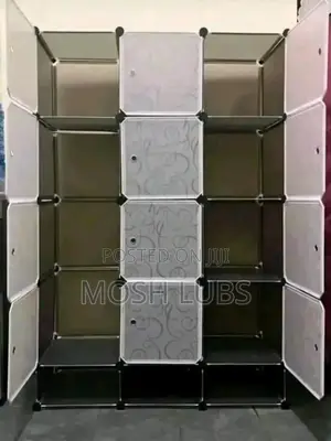 16 Cubed Plastic Wardrobe