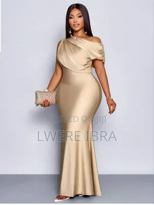 Cream Satin Party Dresses for Women