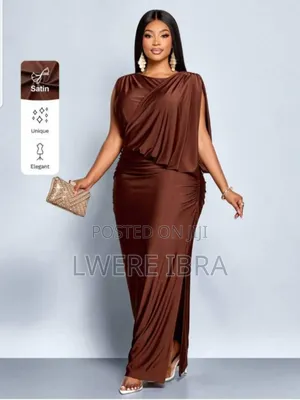 Cream Satin Party Dresses for Women