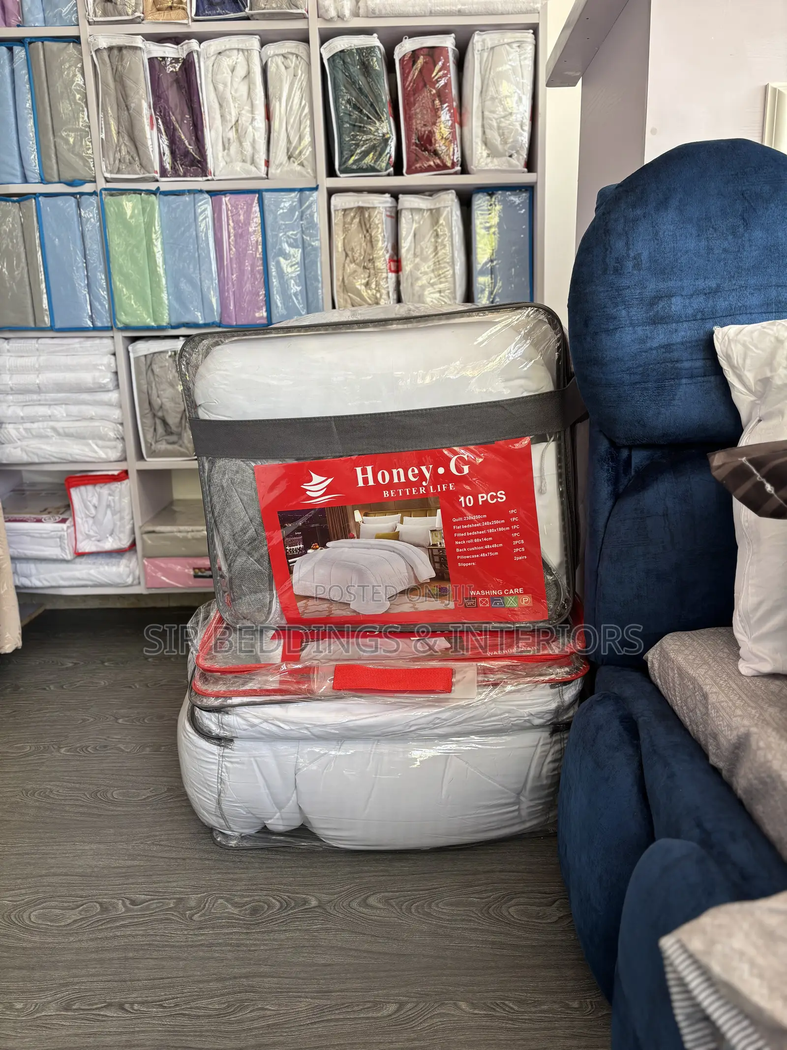 Honey G 10 Pieces Duvet (6x6)