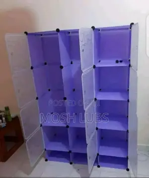Open Cabinet Wardrobe With 3 Columns