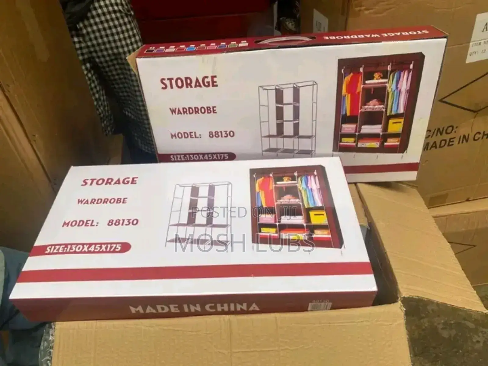 Storage Wardrobe {Wood-Cloth Frame}