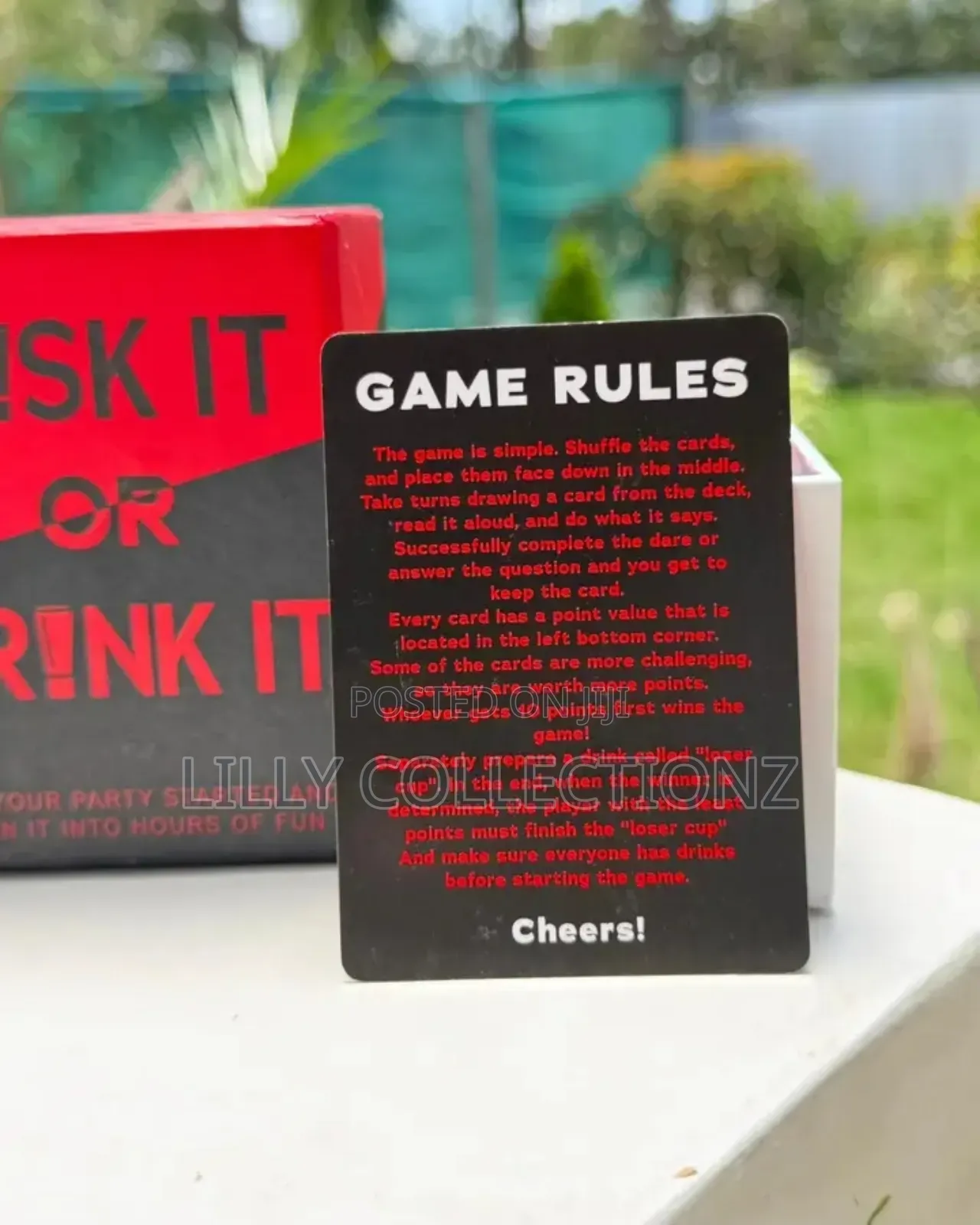 Risk or Drink It Game Cards
