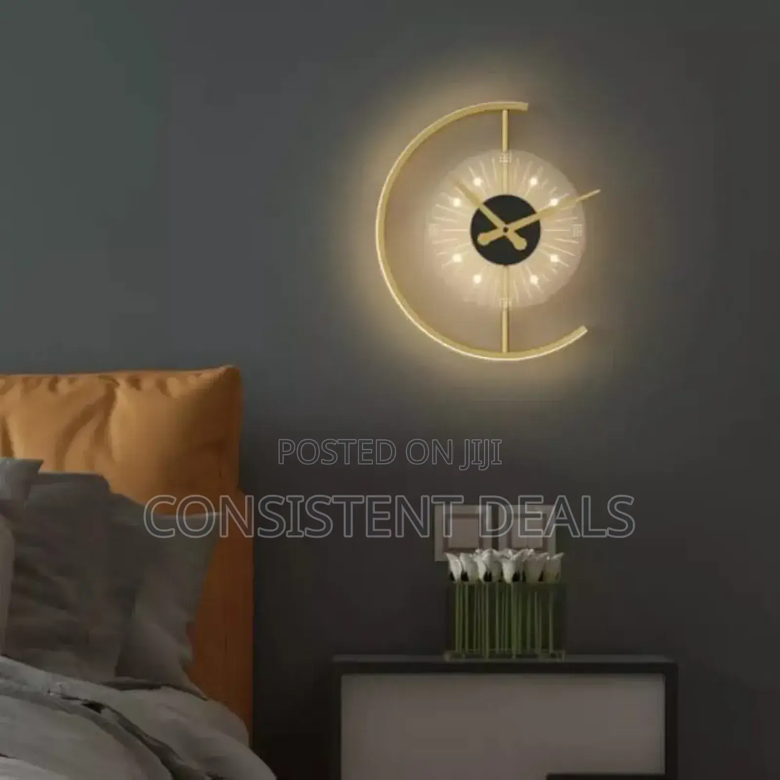 13 Inches Modern Wall Clocks For Living Room Decor