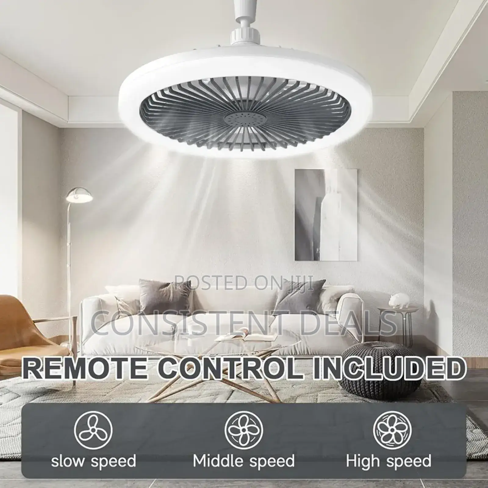 Led Ceiling Fan With Lights,E27 30w Ceiling Light With Fan