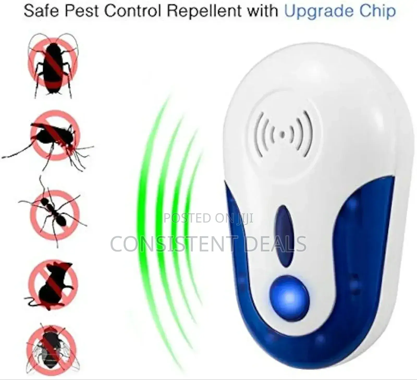 Ultrasonic Pest Repeller - Plug-in Rodent & Spider Control
