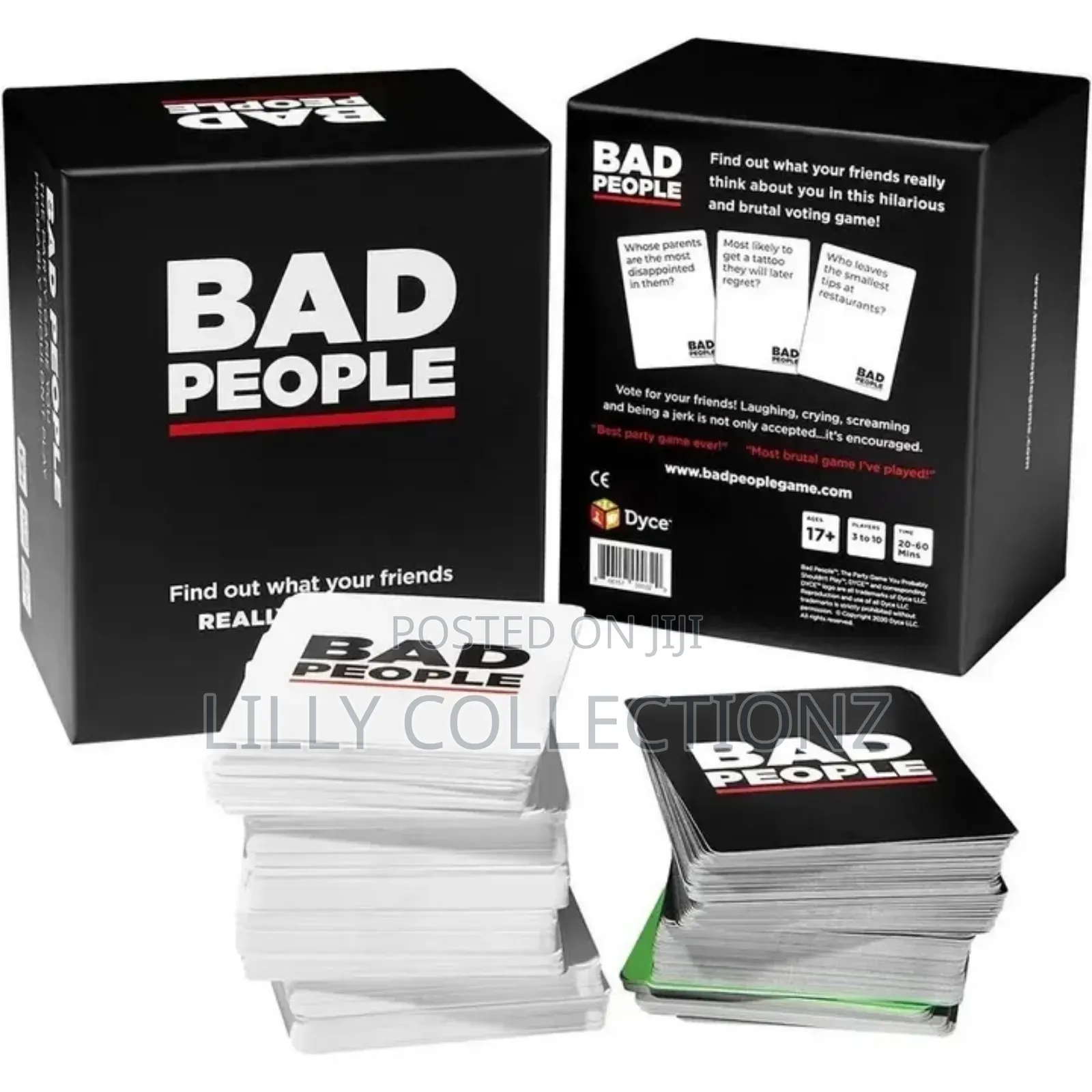Bad People Game Cards