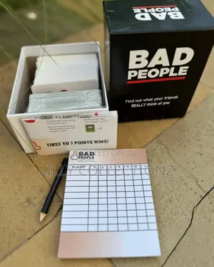 Bad People Game Cards