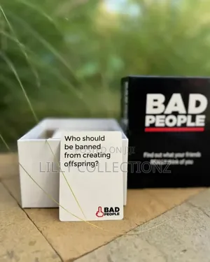 Bad People Game Cards