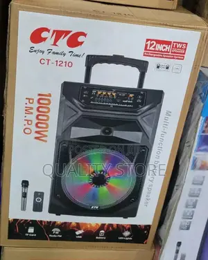 CTC 12 Inch Rechargeable Speaker System Ct-1210