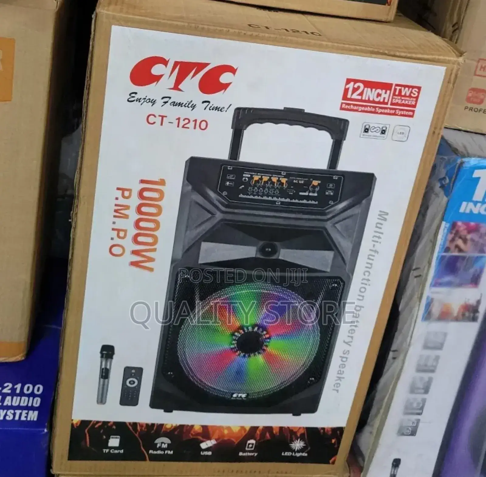 CTC 12 Inch Rechargeable Speaker System Ct-1210