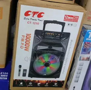 CTC 12 Inch Rechargeable Speaker System Ct-1210