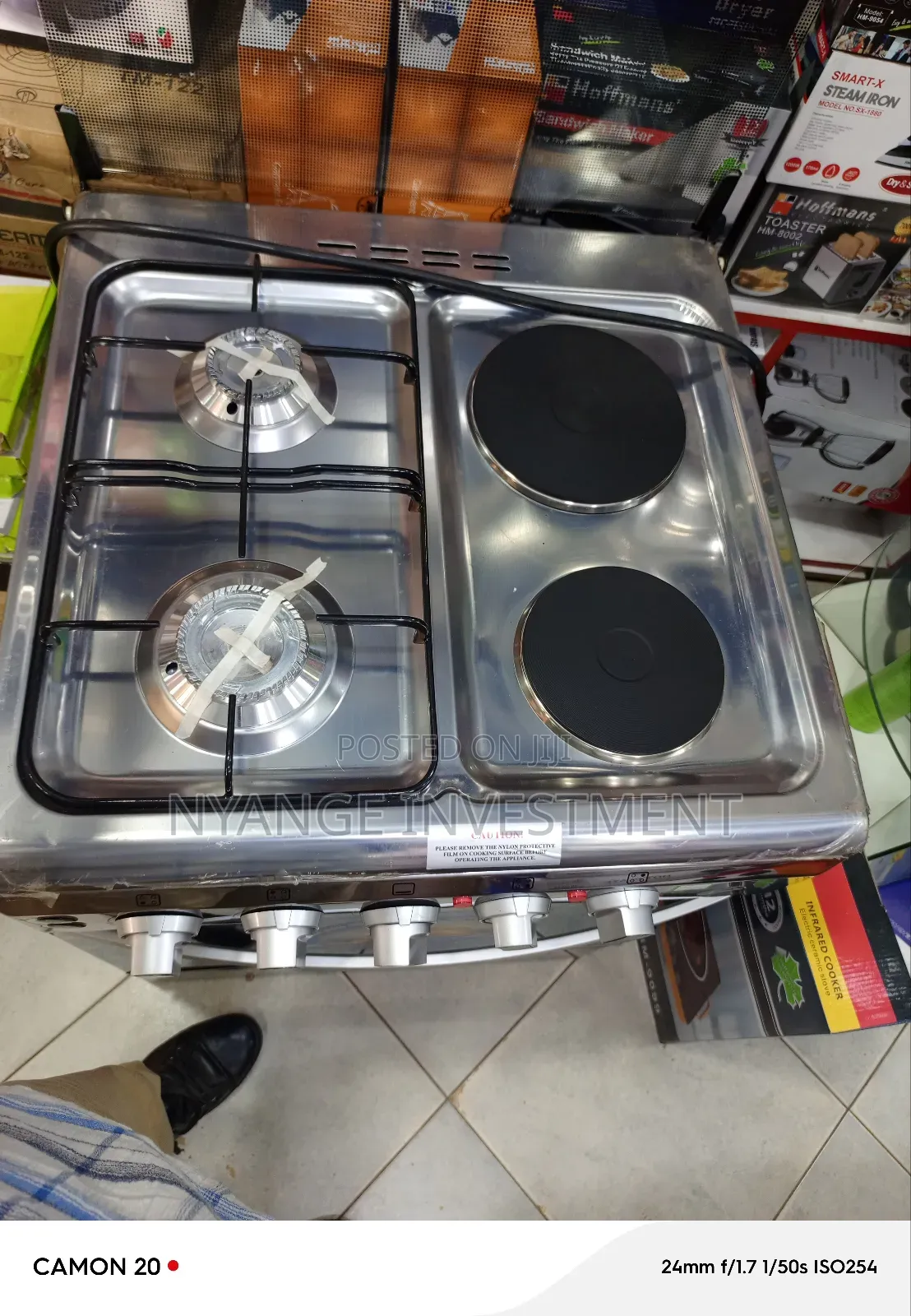 Super Chef 2*2 Cooker and Oven Electric and Gas Cooker