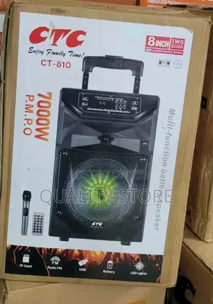 CTC 8 Inch Rechargeable Speaker System Ct-810