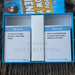 Do You Really Know Your Friends Game Cards