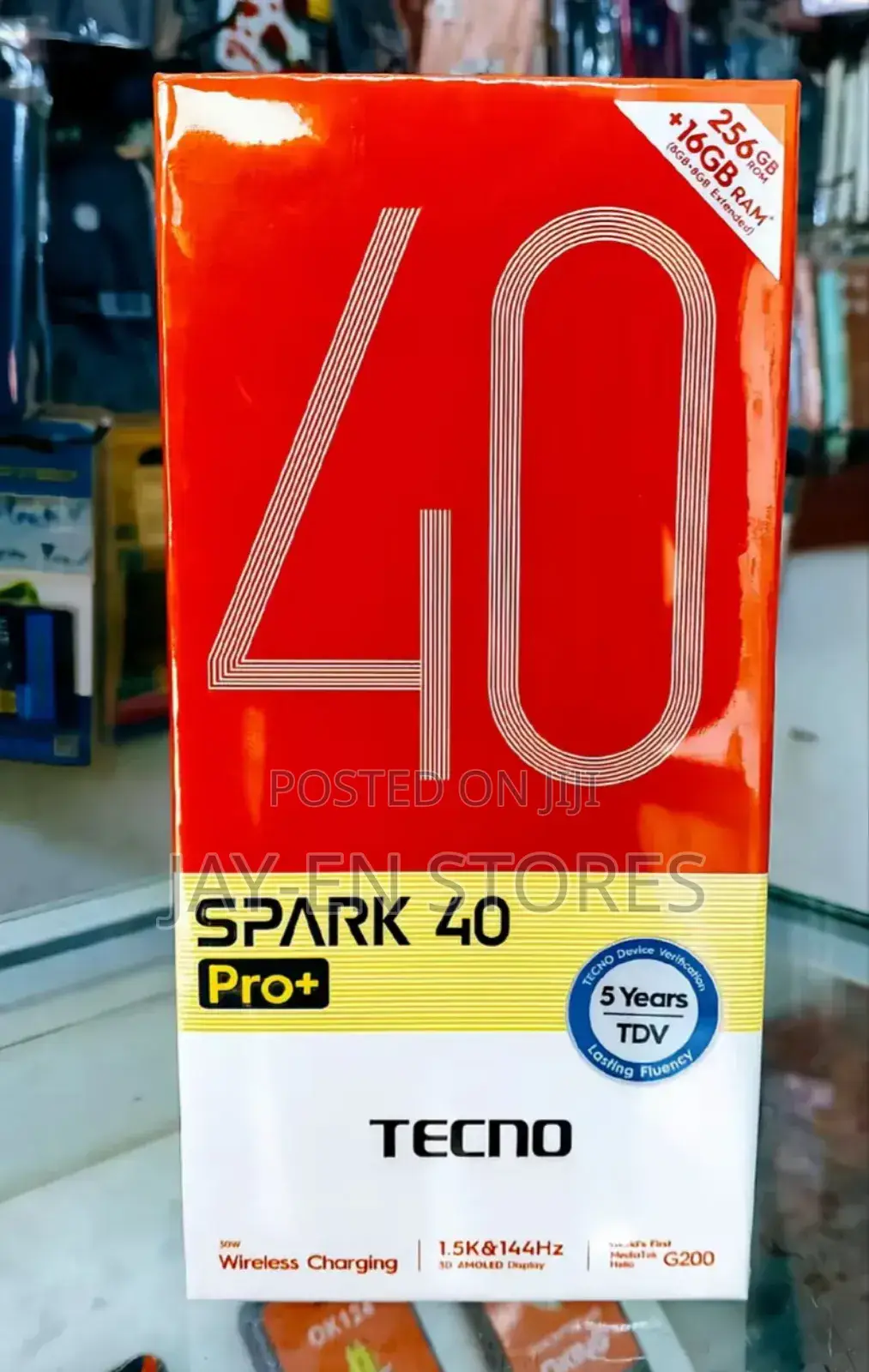New Tecno Spark 40 Pro+ 256 GB Black