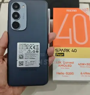 New Tecno Spark 40 Pro+ 256 GB Black