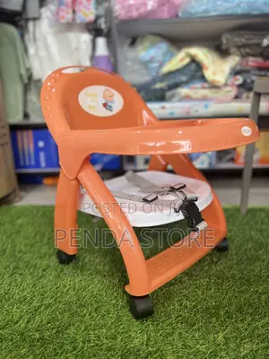 Baby Feeding Chair With Wheels - Toddler Mealtime Chair With Wheels