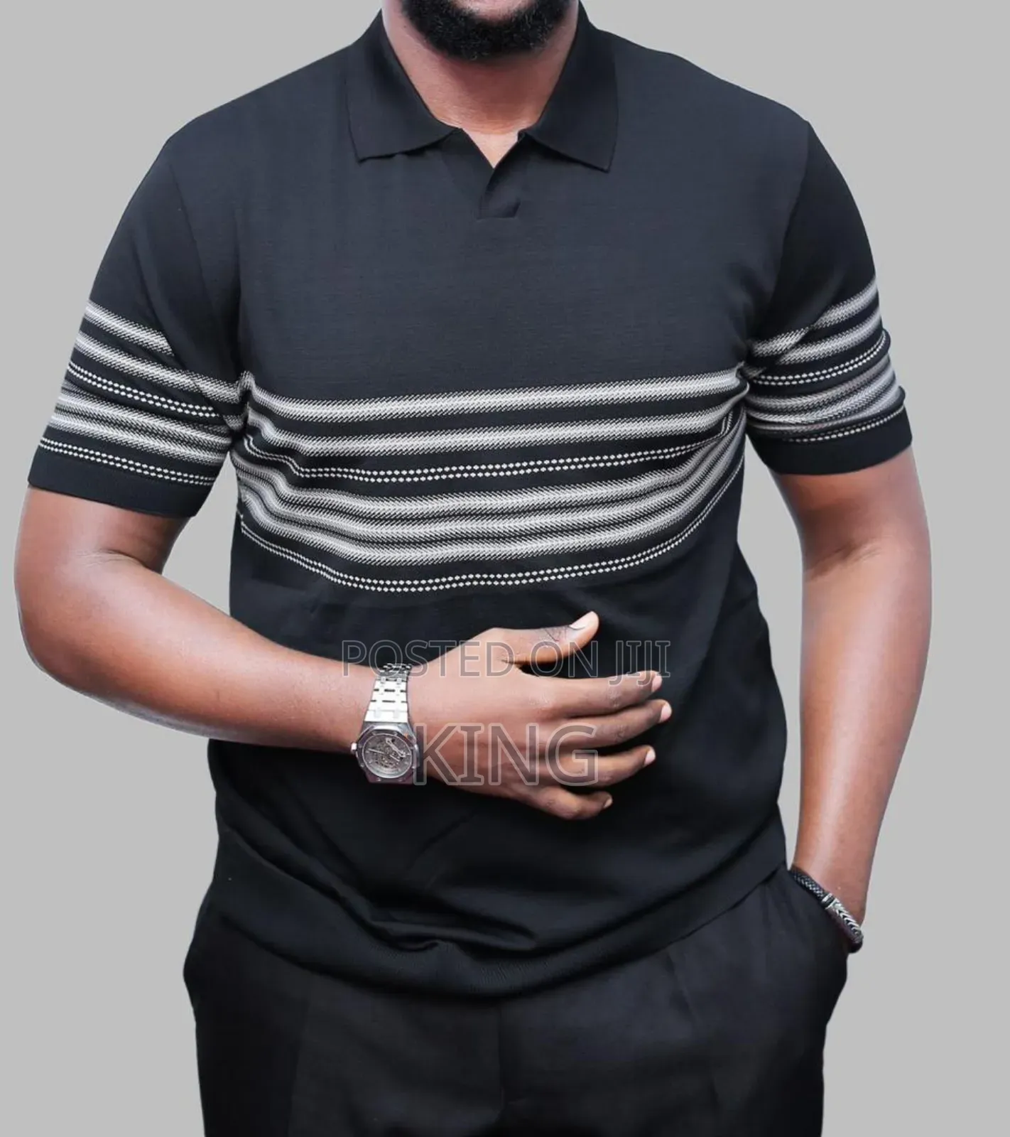 Smart Roster Knitted Polo Shirt