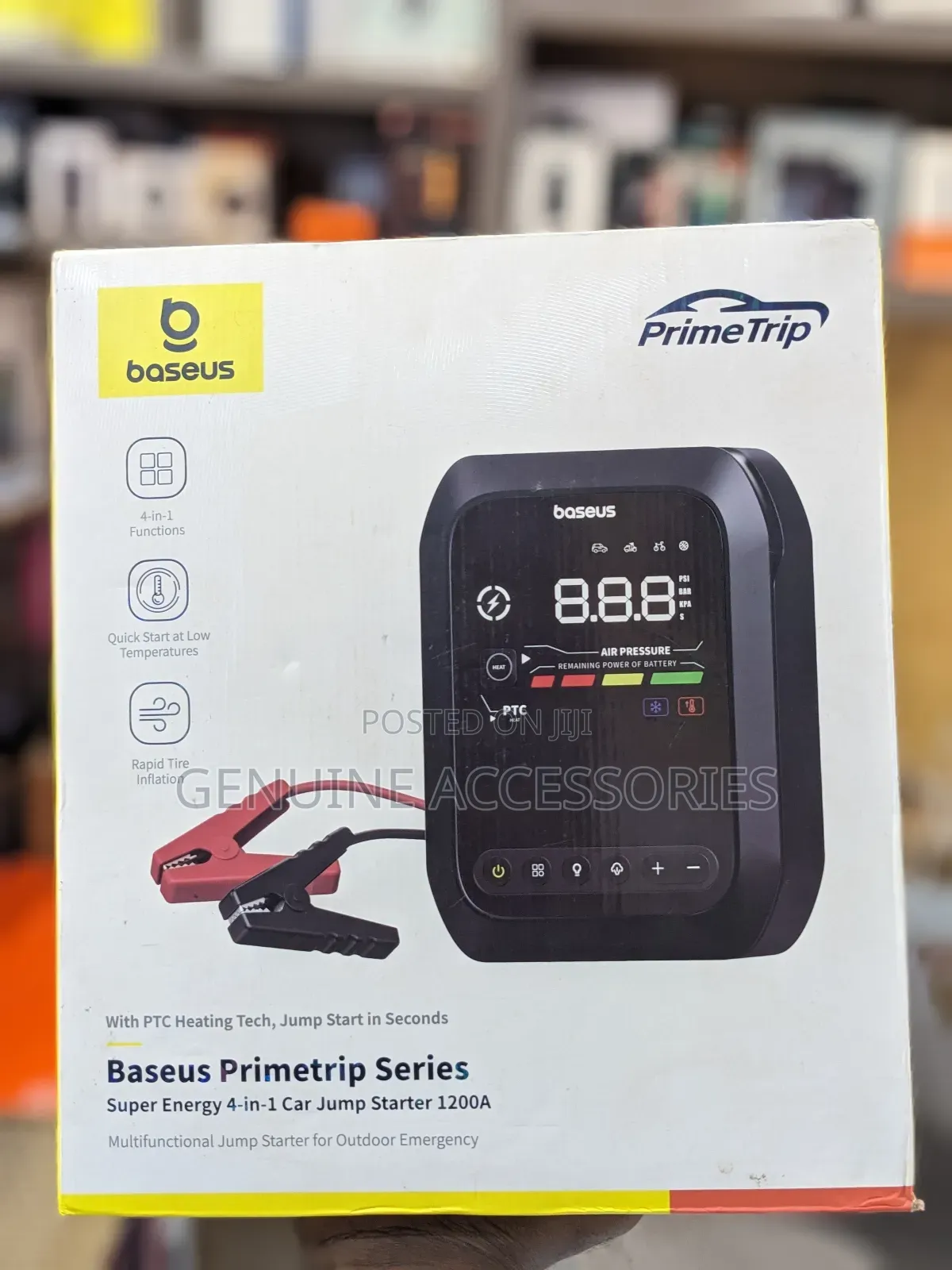 Baseus Primetrip Series 4 in 1 Car Jump Starter 1200a