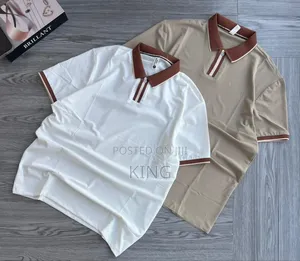Contrast Collar Men's Short-Sleeve Polo Shirt
