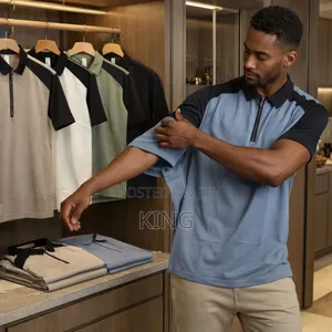 Casual Men's Half-Zip T-Shirts