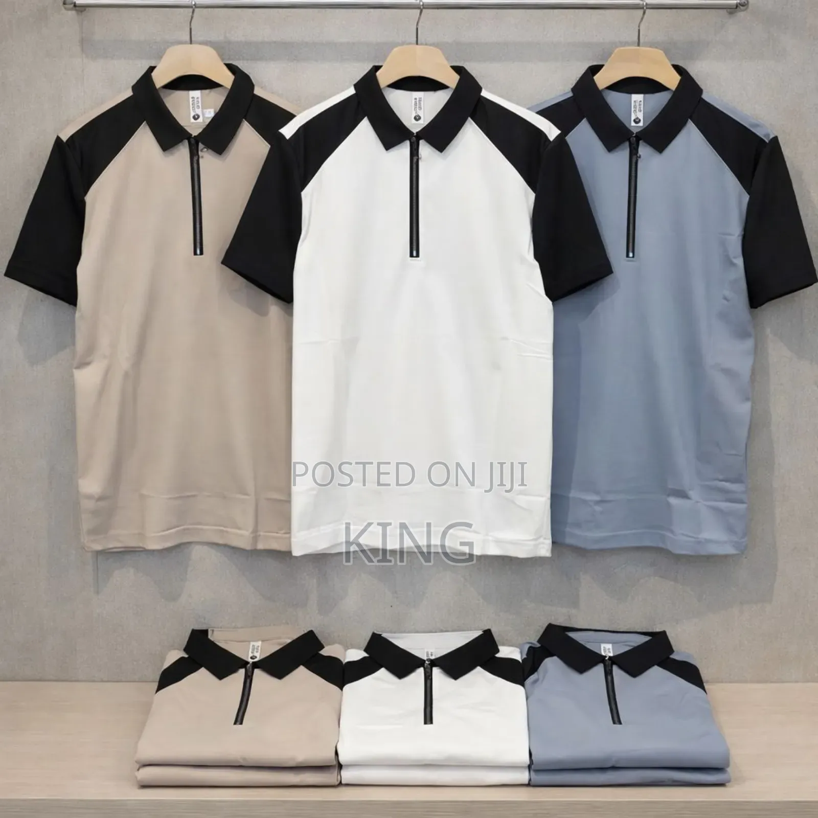 Casual Men's Half-Zip T-Shirts