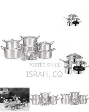 14 Pieces of Stainless Steel Saucepans Cookware Pots