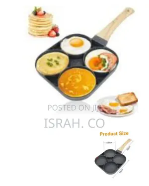 Temperature Sensitive 4-Hole Non-Stick Aluminium Hamburger, Sandwiches