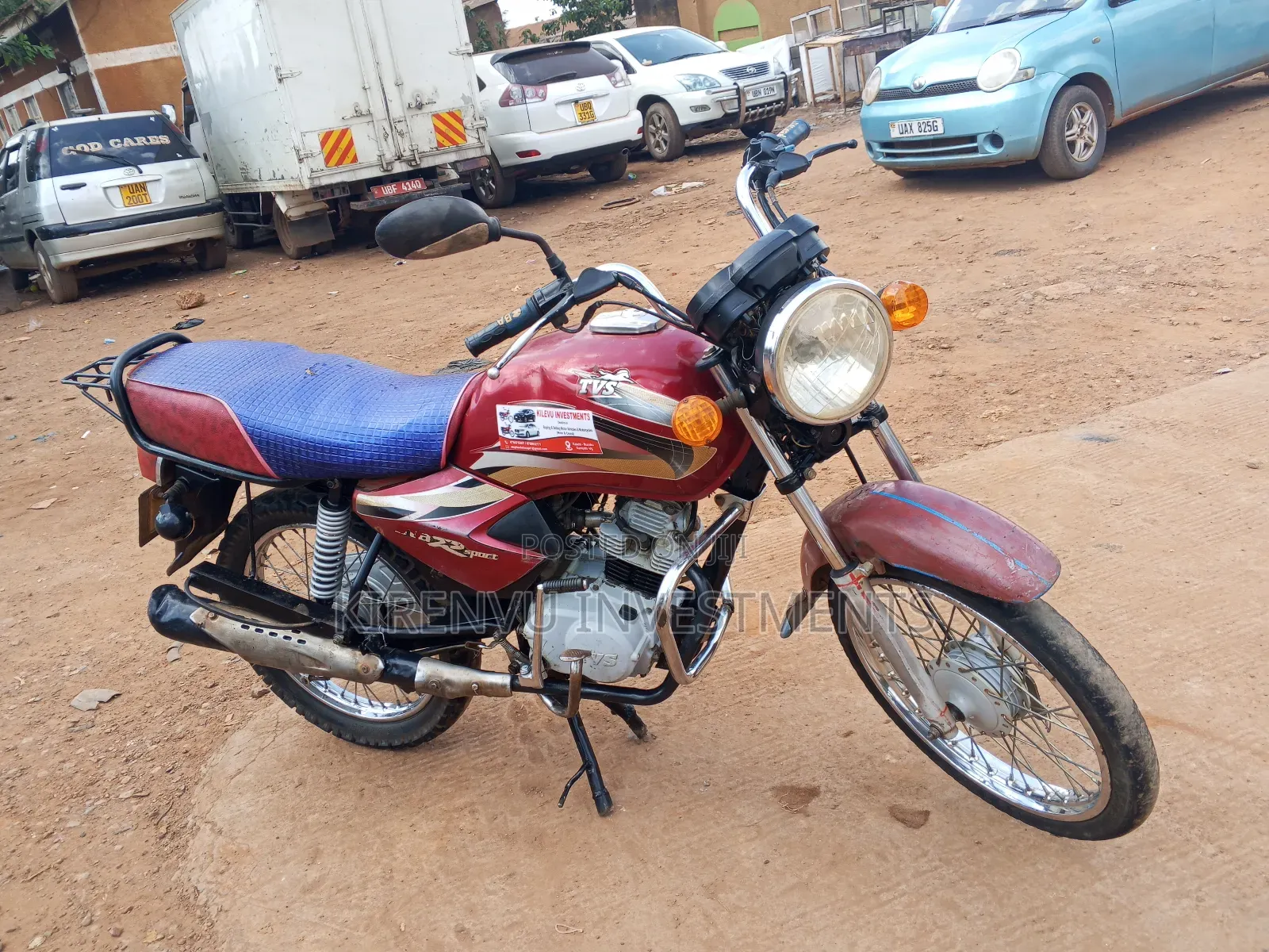 TVS XL 100 2018 Red