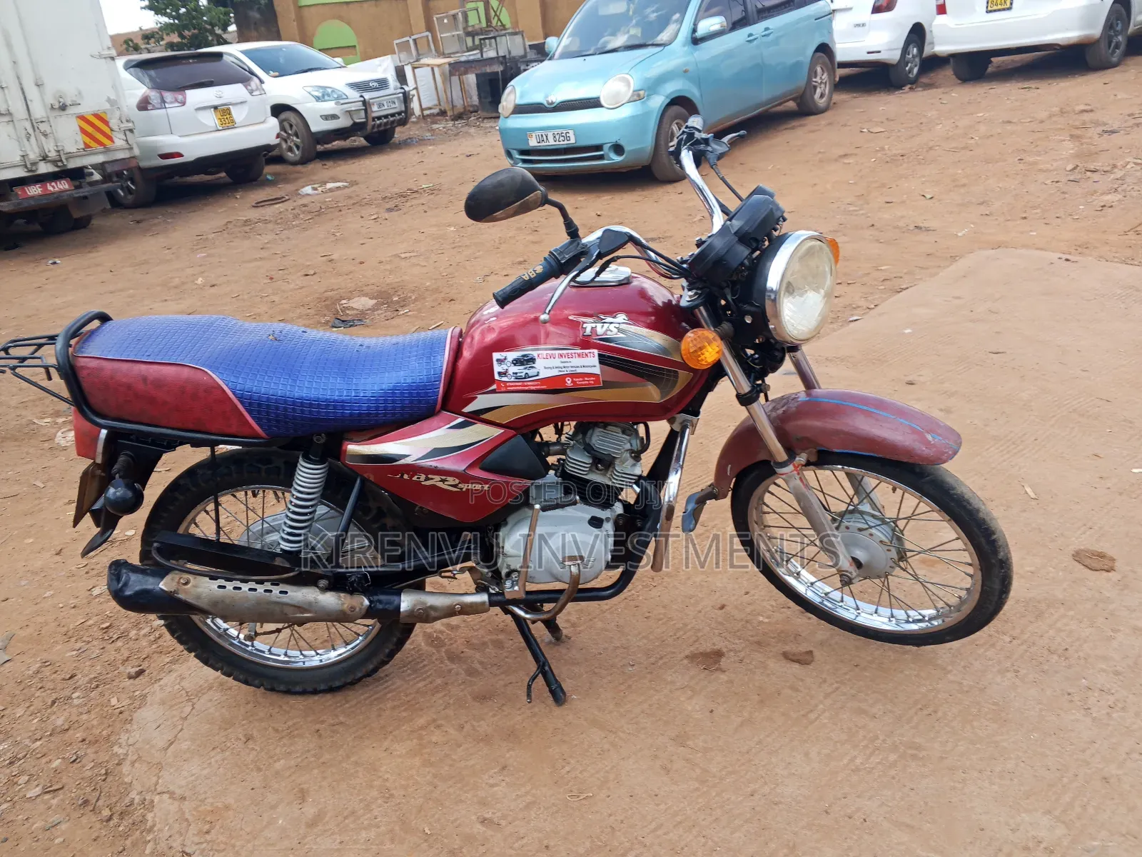 TVS XL 100 2018 Red