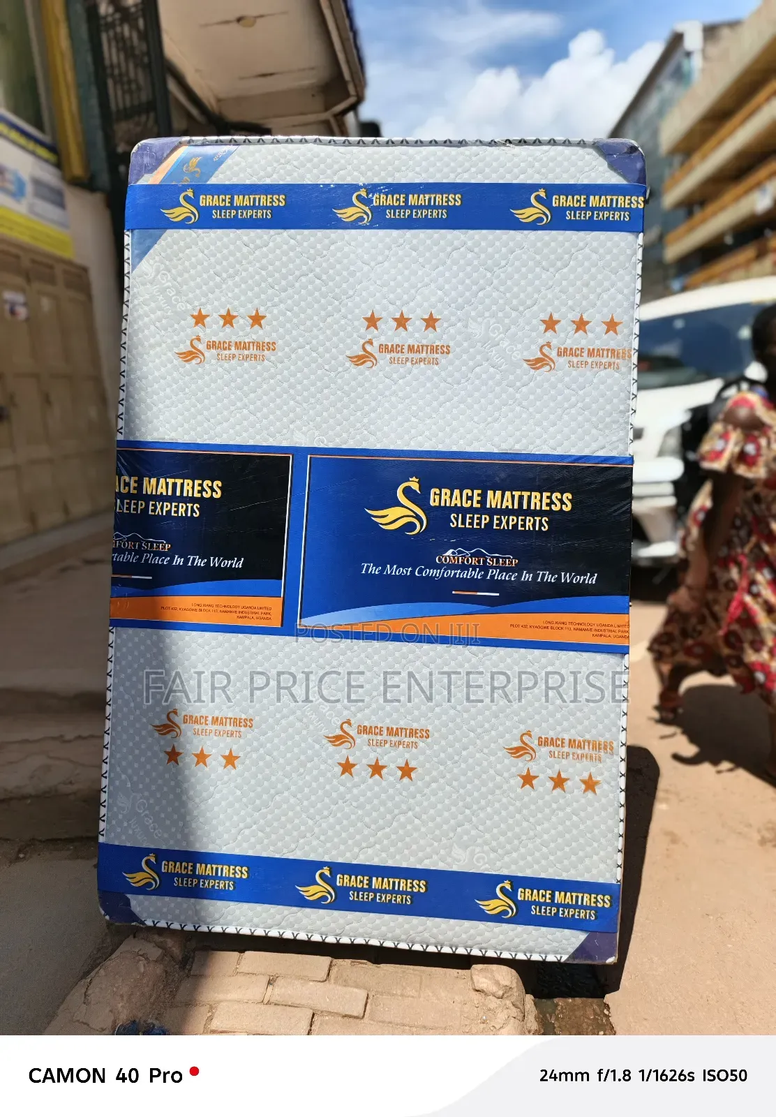 Grace Foam Fiber Mattress 5x6 by 8 Inches. Original Quality