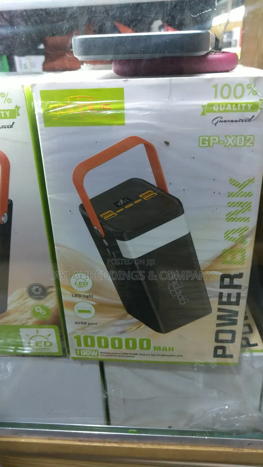 100,000mah Heavy Duty Non Stop Commercial (A.I. Power) 100w Powerbank