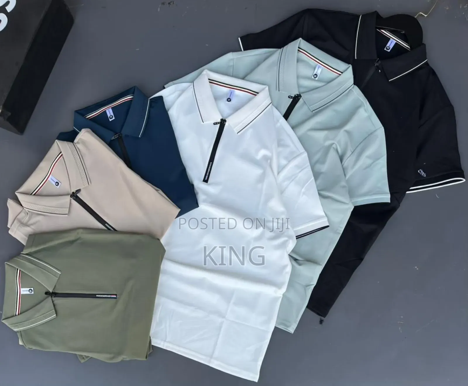 Modern Quarter-Zip Design T-Shirts