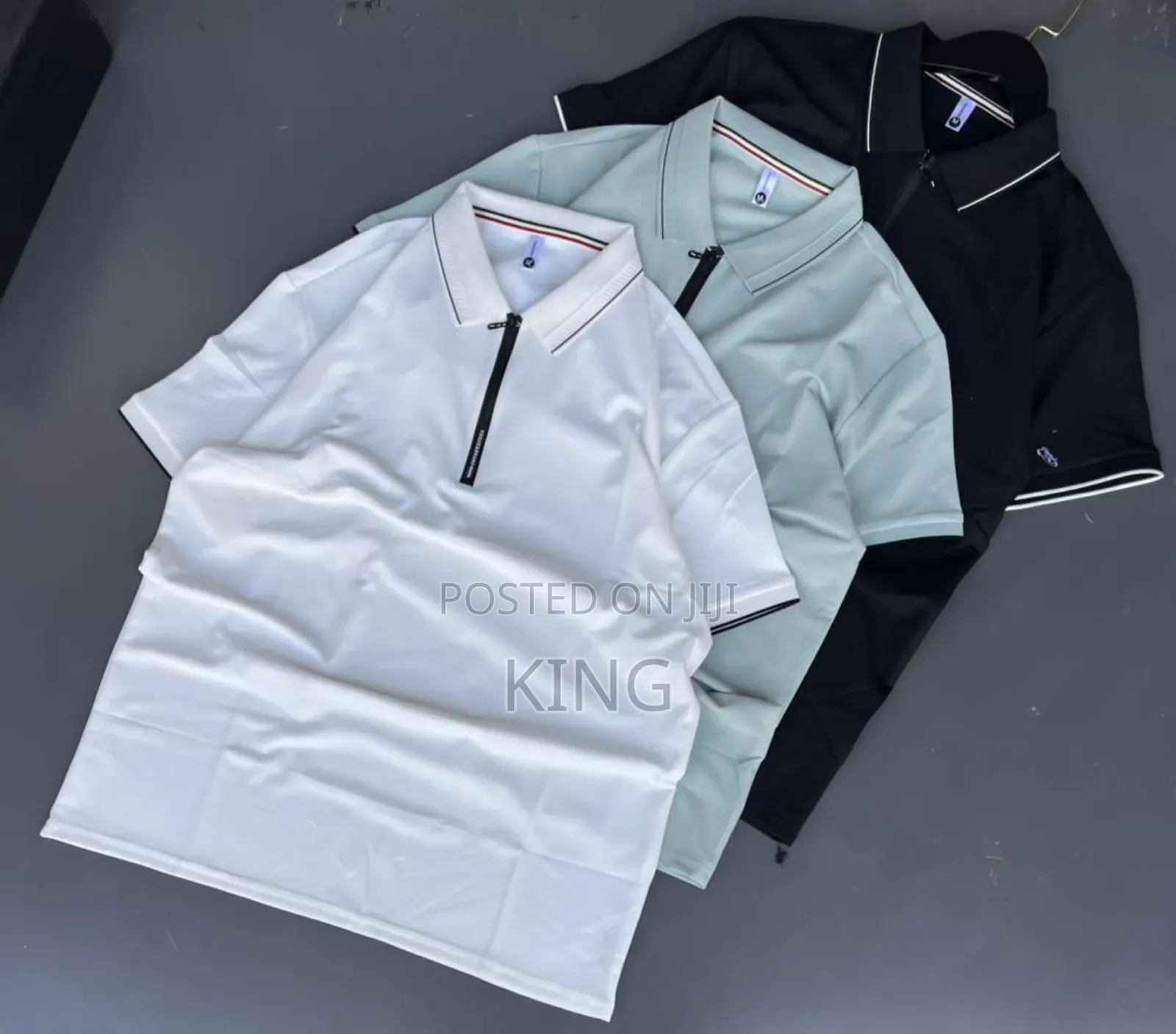 Modern Quarter-Zip Design T-Shirts