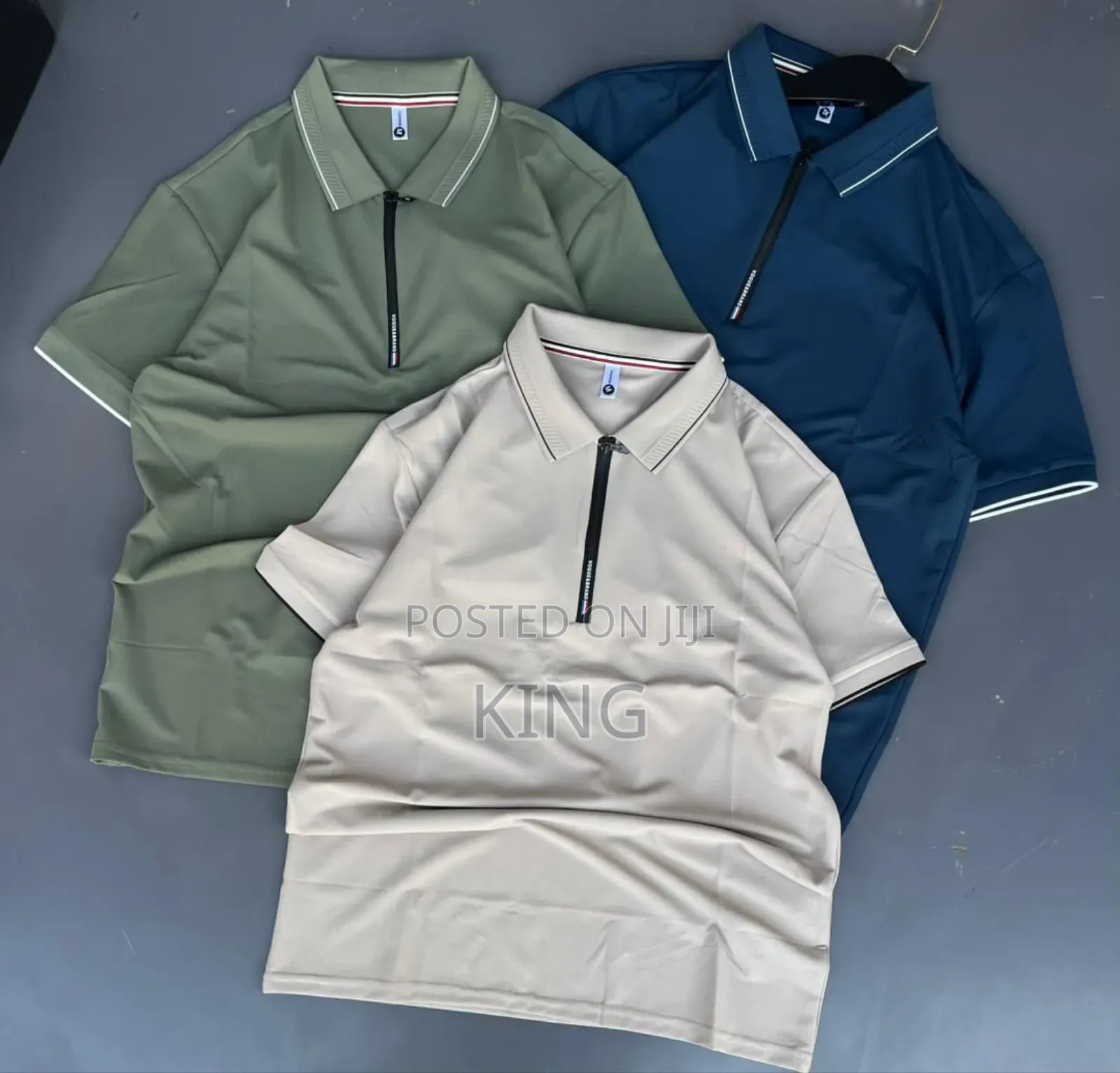 Modern Quarter-Zip Design T-Shirts