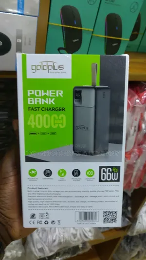 66w Fast Charging Power Bank 40000 Mah