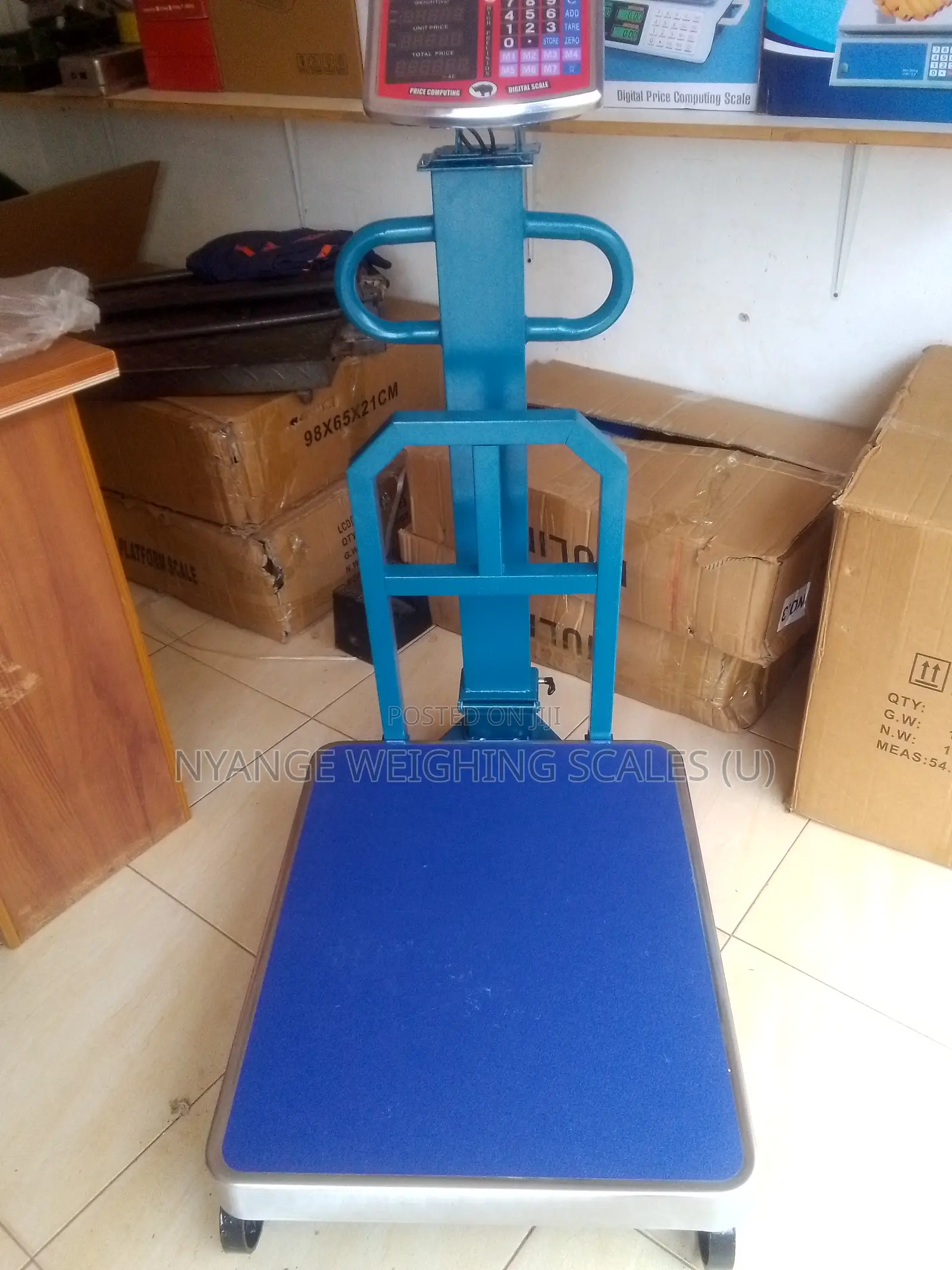 Heavy Duty T.C.S Weighing Scale 600kg Digital Platform Weighing Scale