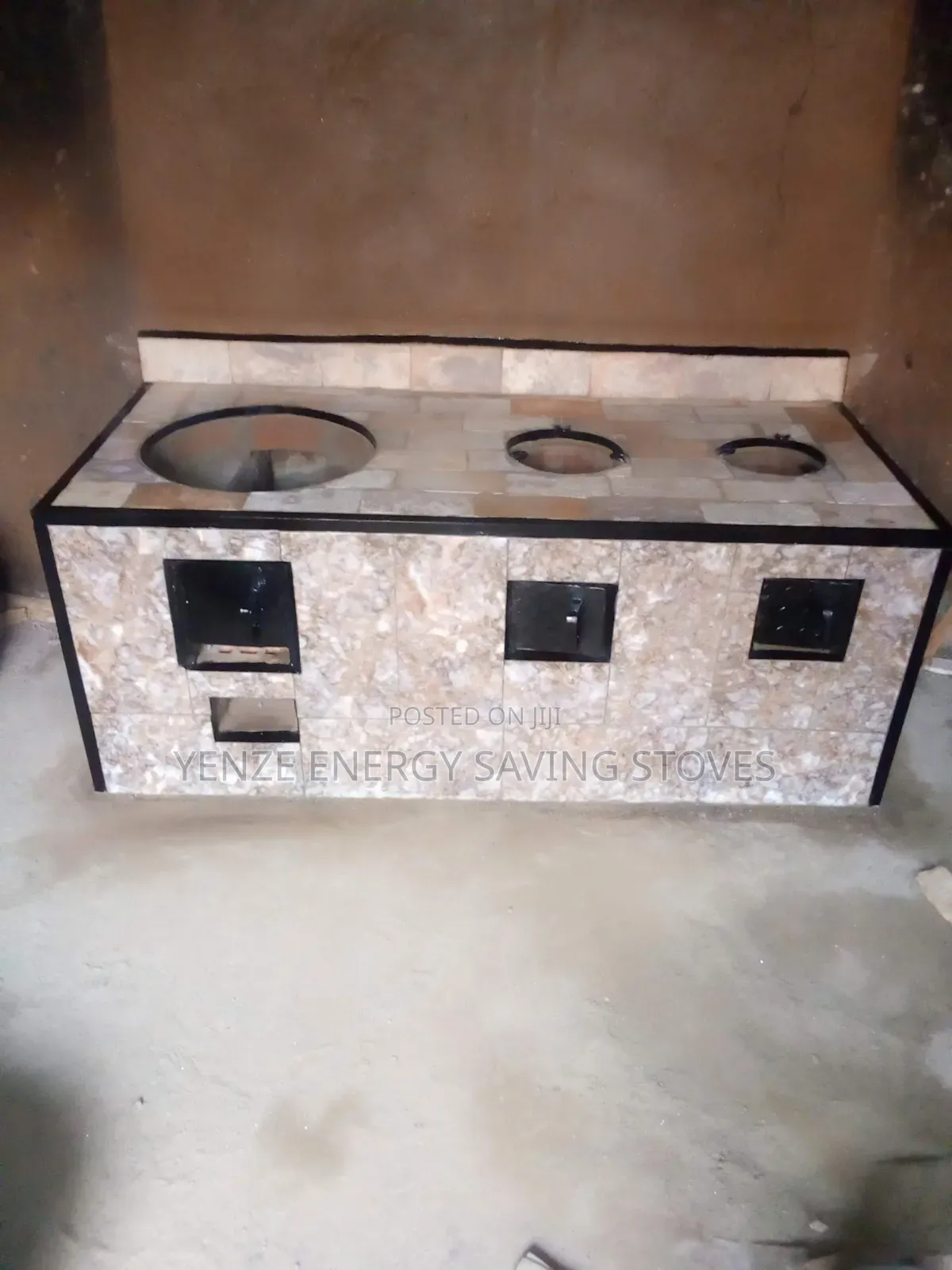 One Slot Firewood And Two Slots Charcoal Stove