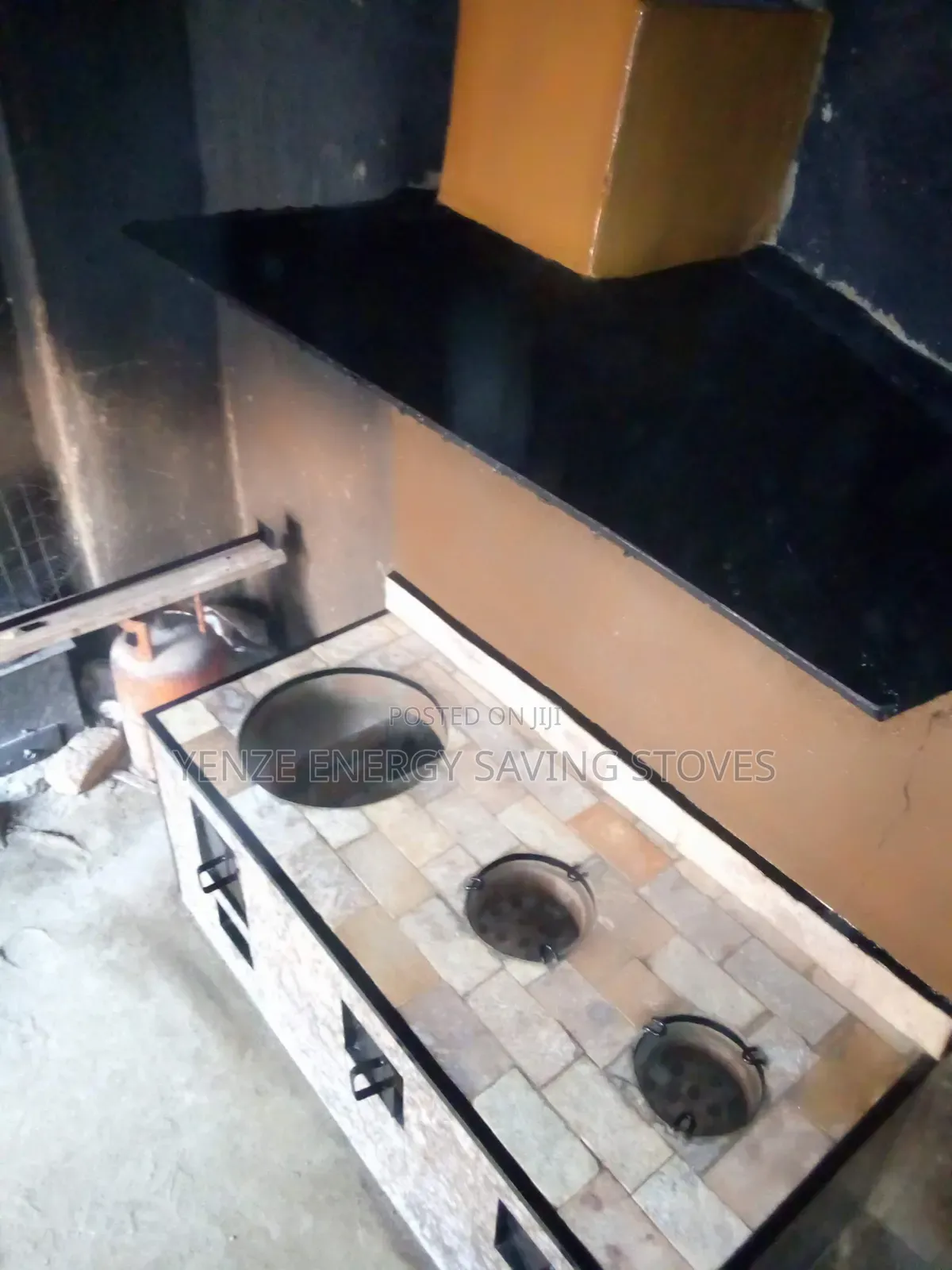 One Slot Firewood And Two Slots Charcoal Stove