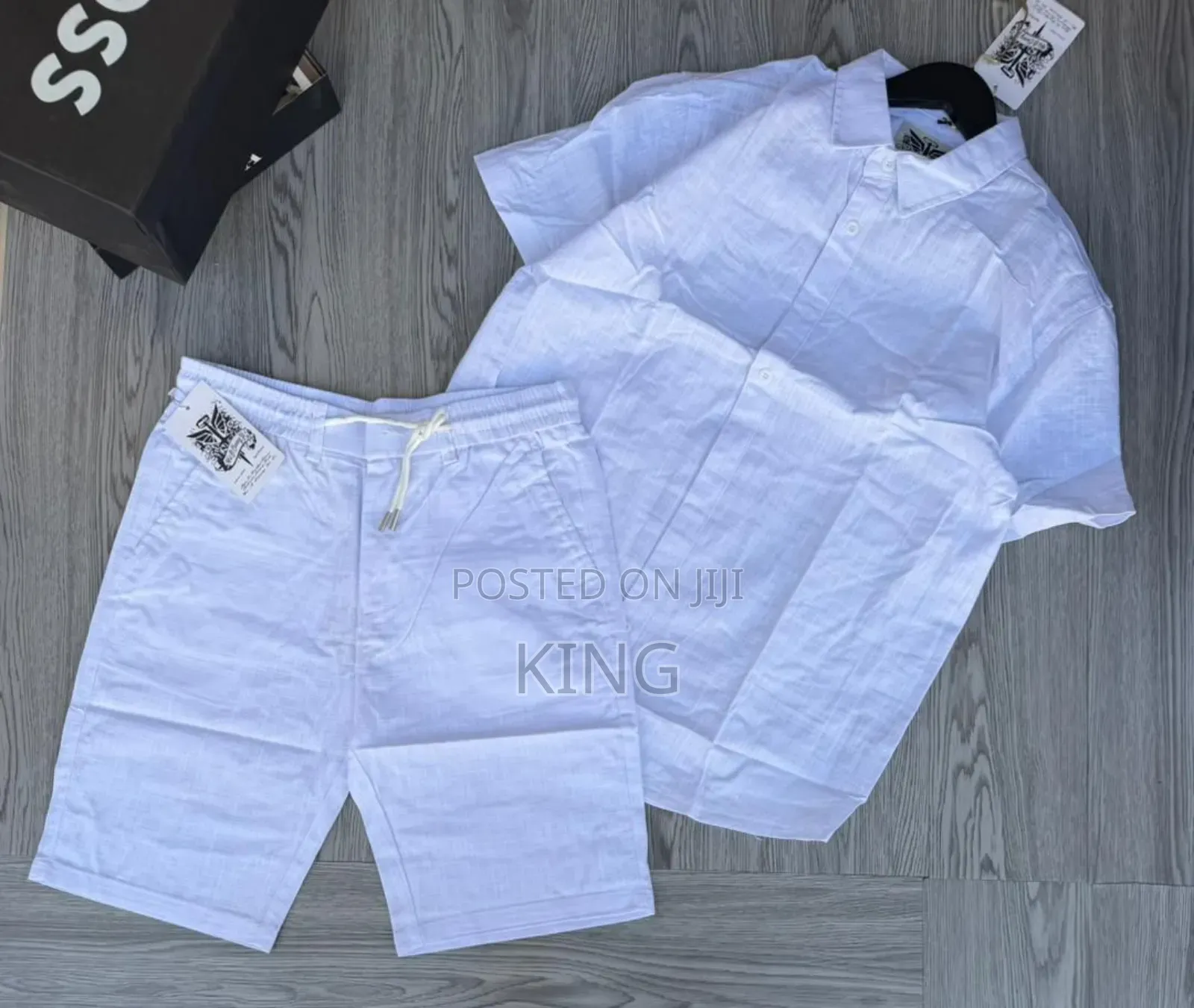 Breezy Chic Linen Two-Piece Set.